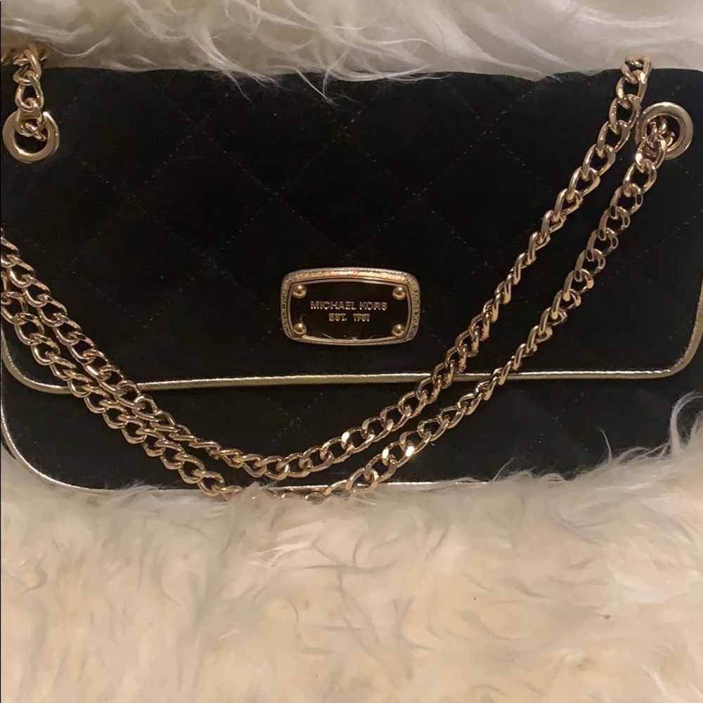 Michael Kors velvet evening bag!
